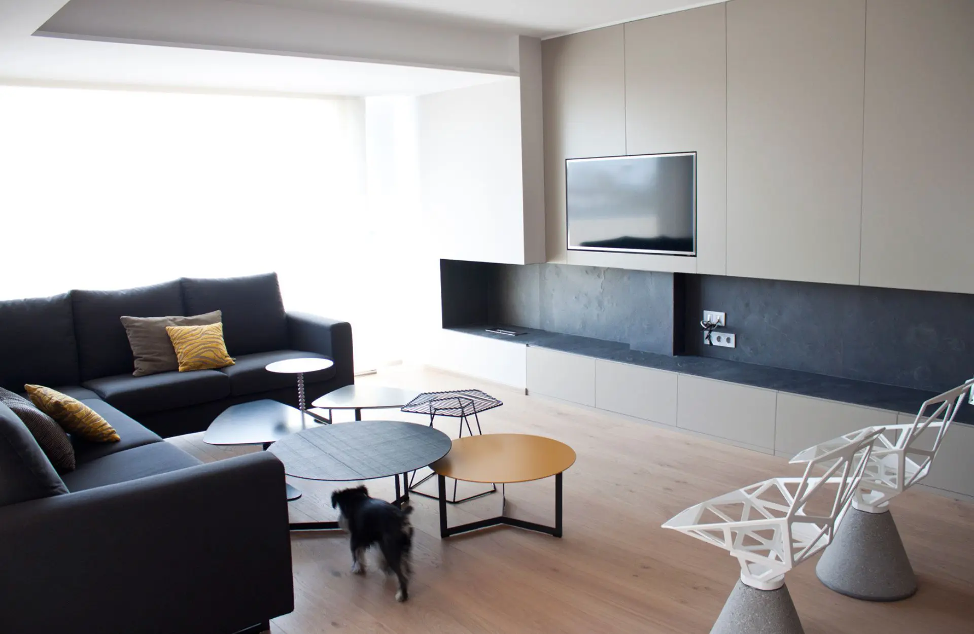 Sala de estar de vivienda unifamiliar | Proyecto de interiorismo de Estudio Rilain