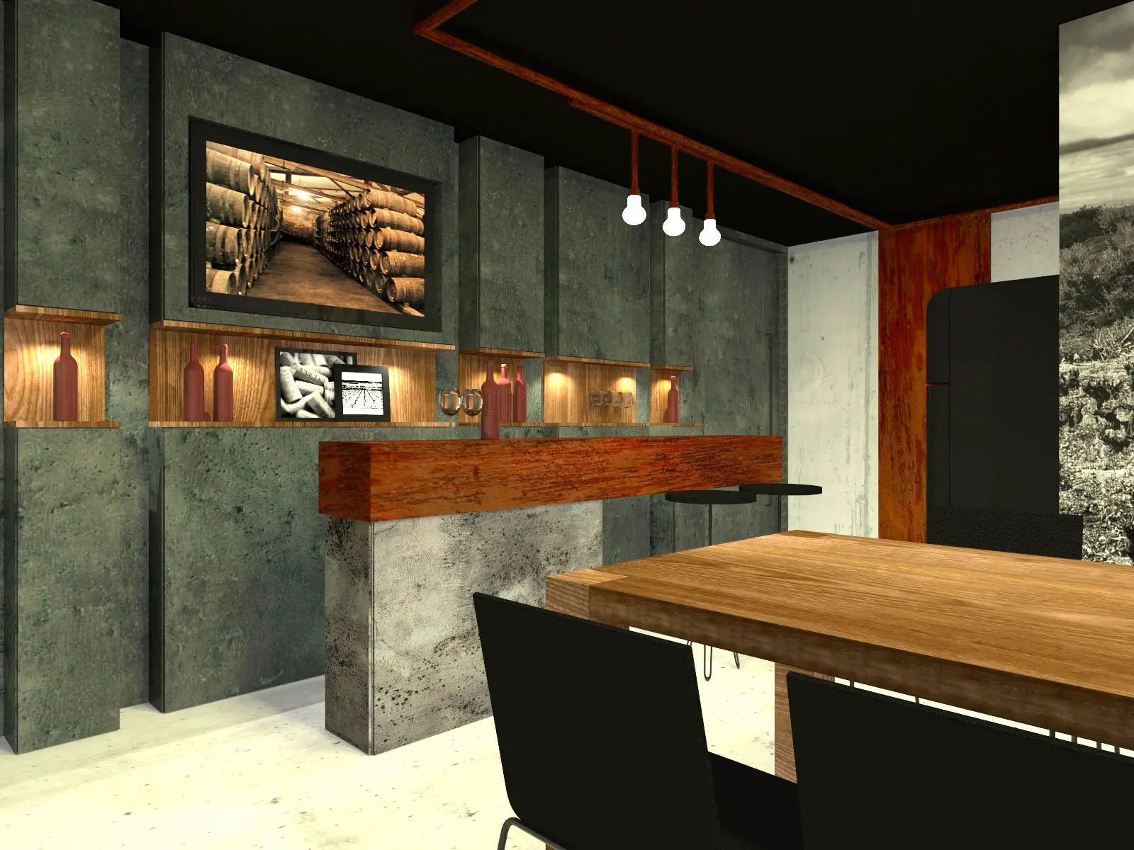 Proyecto 3d De Interiorismo Con Cad | Bodega Unifamiliar 01 | 4