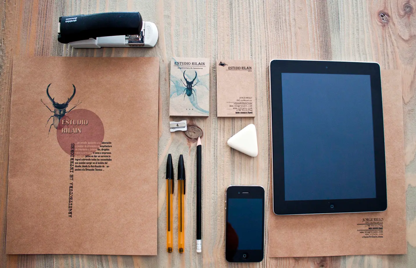 Proyectos De Diseno Grafico | Imagen Corporativa Estudio Rilain | 1