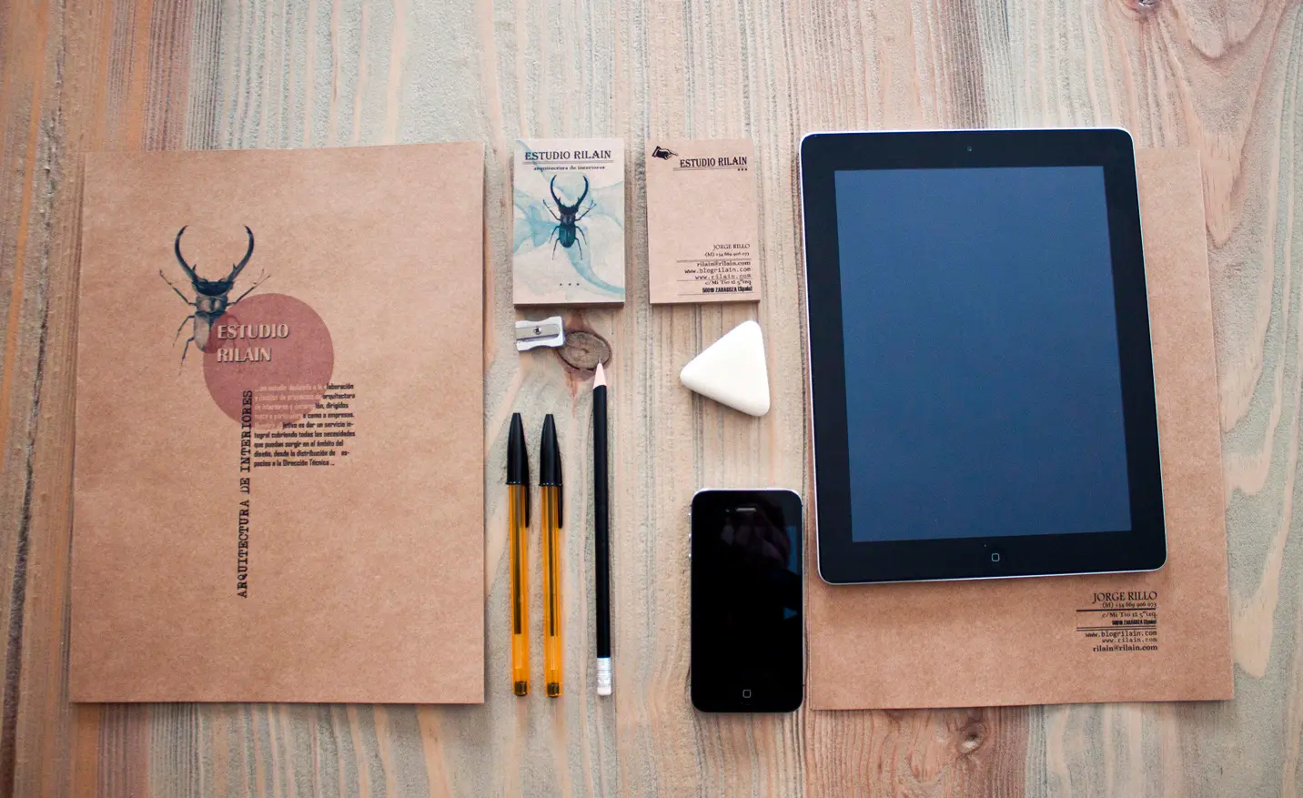 Proyectos De Diseno Grafico | Imagen Corporativa Estudio Rilain | 2