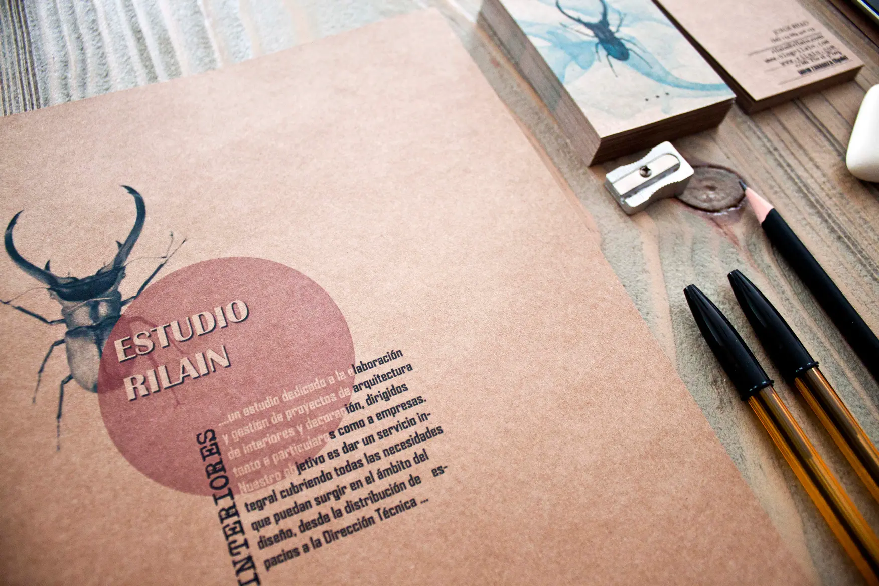 Proyectos De Diseno Grafico | Imagen Corporativa Estudio Rilain | 3